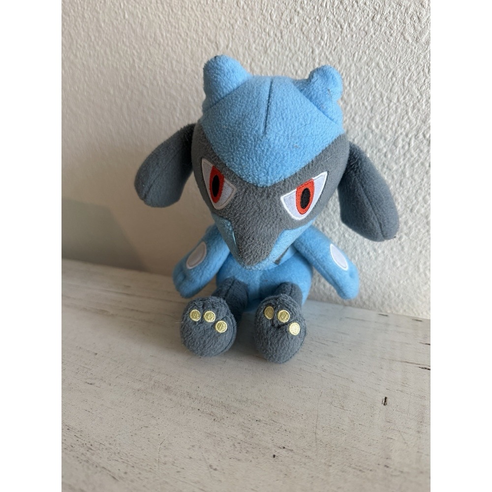 Pokemon Riolu 7" Sitting Plush by Tomy  Stuffed‎ Animal Toy